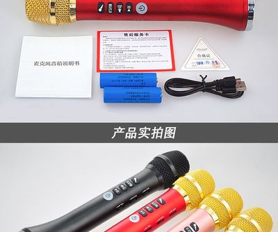 厂家直销「快乐相伴L-698DSP」 20W高端精品动圈麦克风，家庭K歌神器再升级